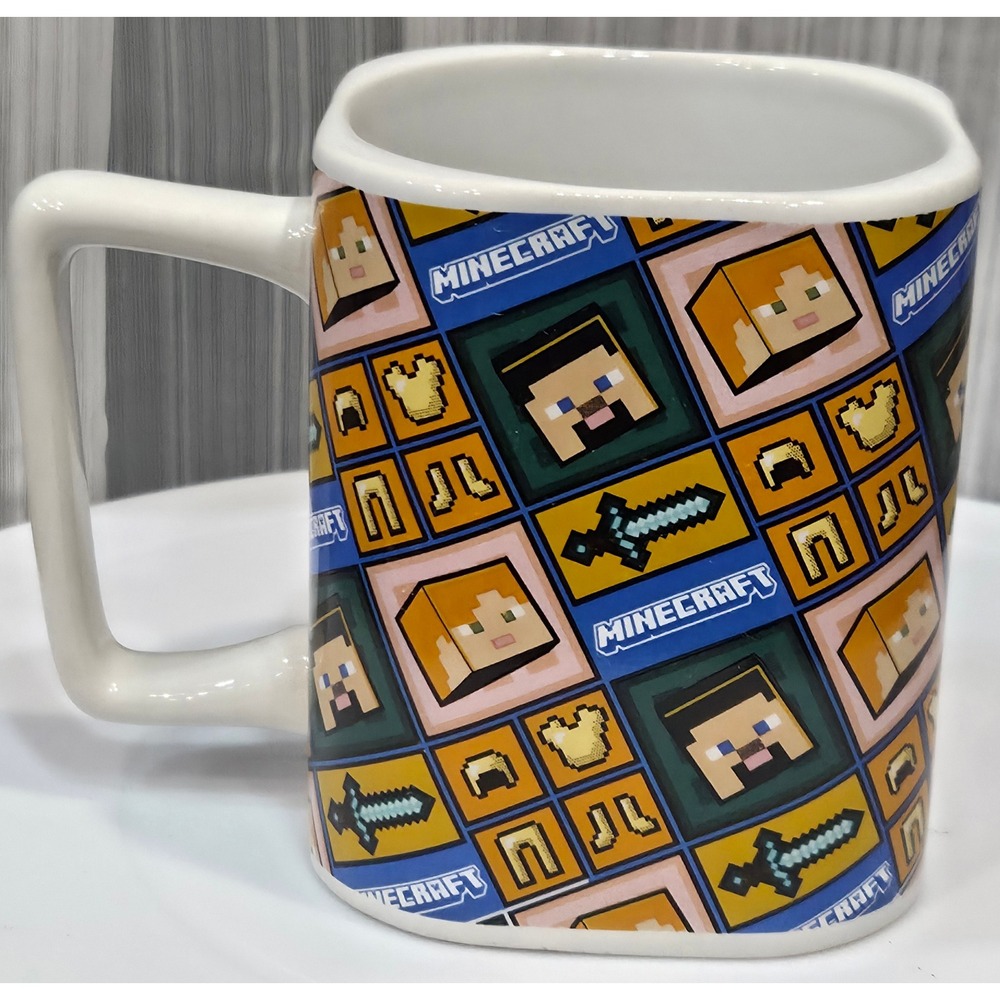 Minecraft Ceramic Coffee Mug Steve Alex Sword Armor Frankford Candy 2025